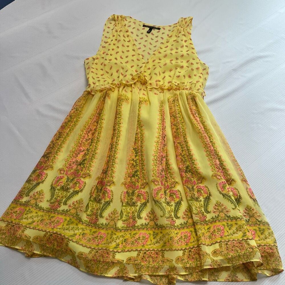 Victoria’s Secret Yellow Paisley Dress Size S/P Small
